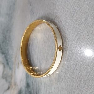 Kate Spade Bracelet (white spade)